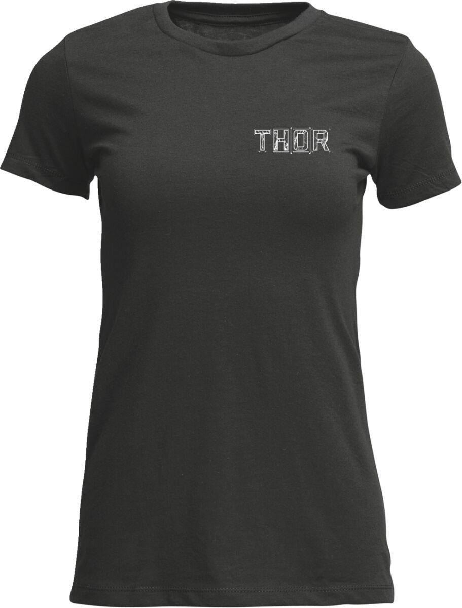 Thor Womens Adult Womens Blueprint T-Shirt - Charcoal