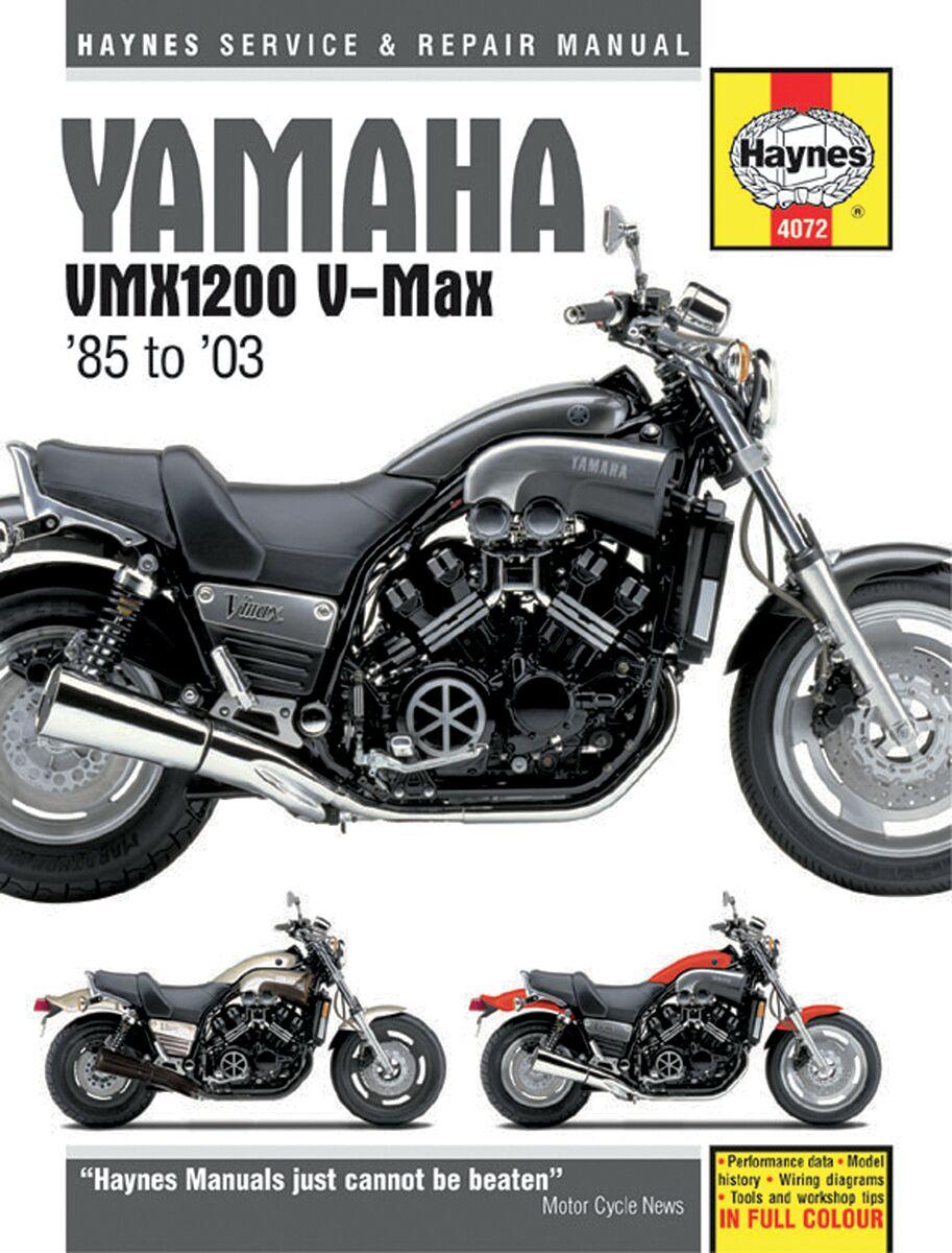 Haynes Repair Manual For Yamaha VMX-12 1200 1987-2002