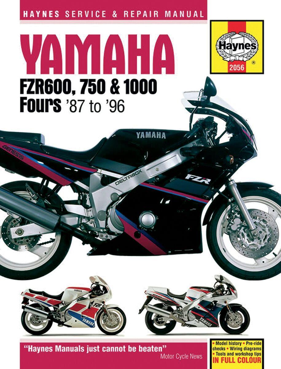 Haynes Repair Manual For Yamaha FZR 1000 1987-1995