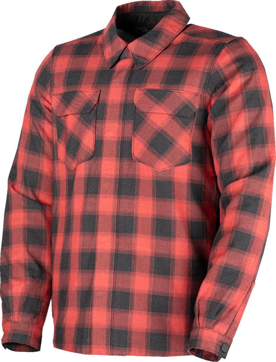 Icon Fallblock Flannel Jacket - Black/Red