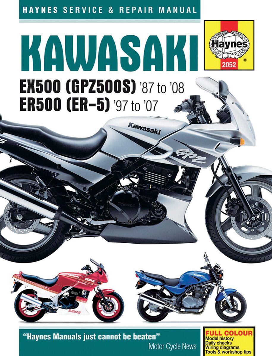 Haynes Repair Manual For Kawasaki ER-5 1997-2006