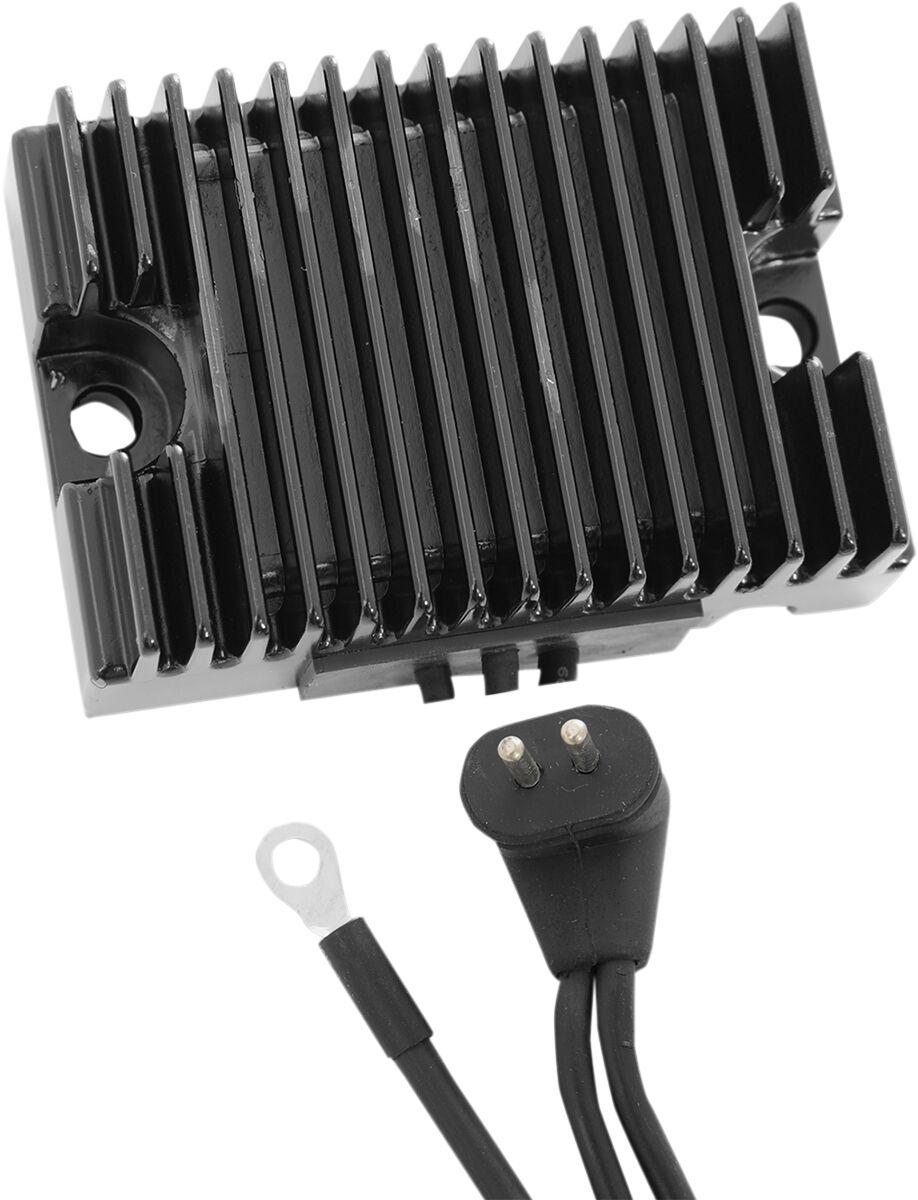 Drag Specialties Solid-State Regulator For Harley Davidson FLH 1340 1981-1984 - Black