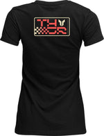 Thor Womens Adult Womens Vantage T-Shirt - Vintage Black