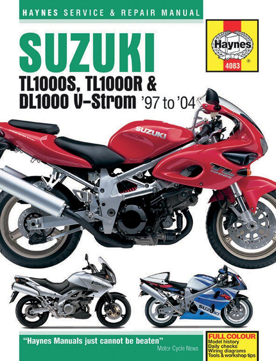Haynes Repair Manual For Suzuki DL 1000 2002-2004