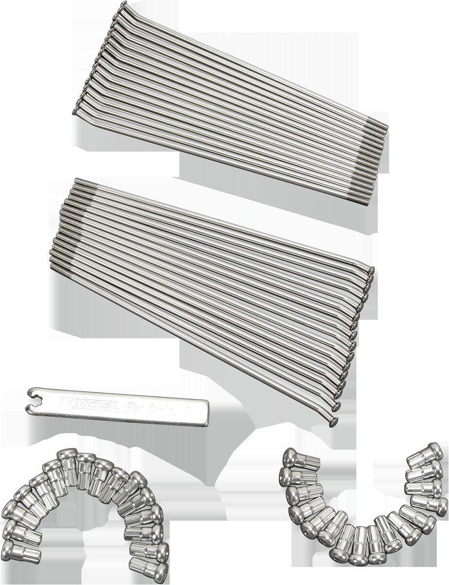 Excel Spoke Set For KTM EXC125 2008-2016 Front - Silver