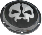 Drag Specialties Split Skull Derby Cover For Harley Davidson XL 1200 C 2004-2020 - Black Chrome