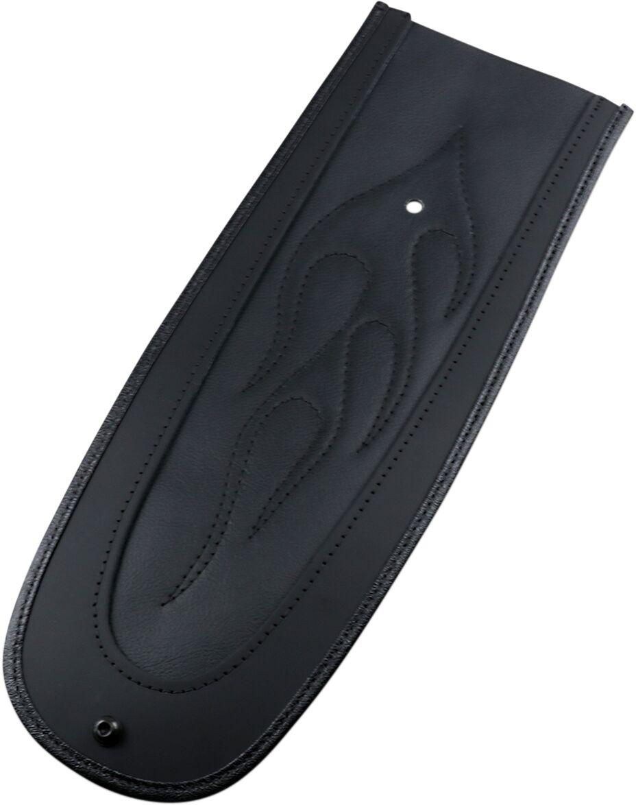 Drag Specialties Fender Skin For Harley Davidson FLD 1690 2012-2013 Rear - Black Flame