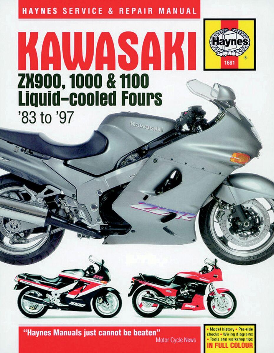 Haynes Repair Manual For Kawasaki GPZ 900 R 1984-1994