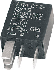 Drag Specialties Micro Relay with Diode For Harley Davidson FLHR 1450 2002-2003 - Black