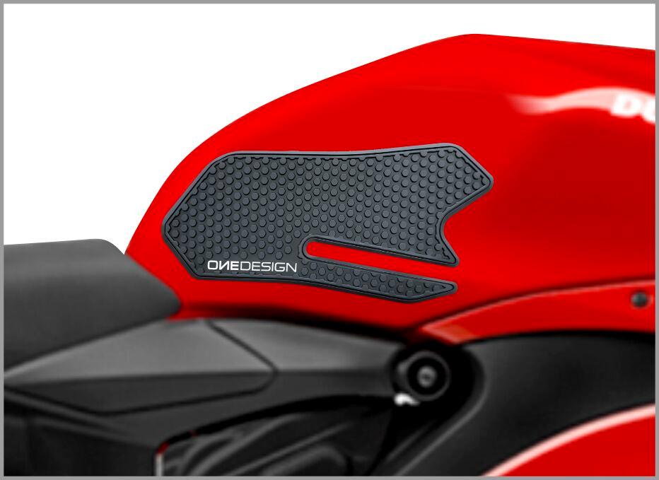 Onedesign Tank Grip Kit For Ducati Panigale V2 955 ABS 2020-2023 - Black