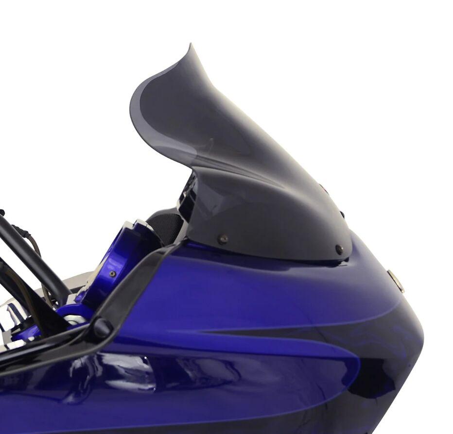 Klock Werks Windshield For Harley Davidson FLTR 1450 30.5 cm (12") - Smoke