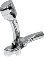 LA Choppers Hefty Smooth Handlebar Risers for 1-1/4" Handlebars For Suzuki C 50 2005-2025 14 cm (5-1/2") - Chrome