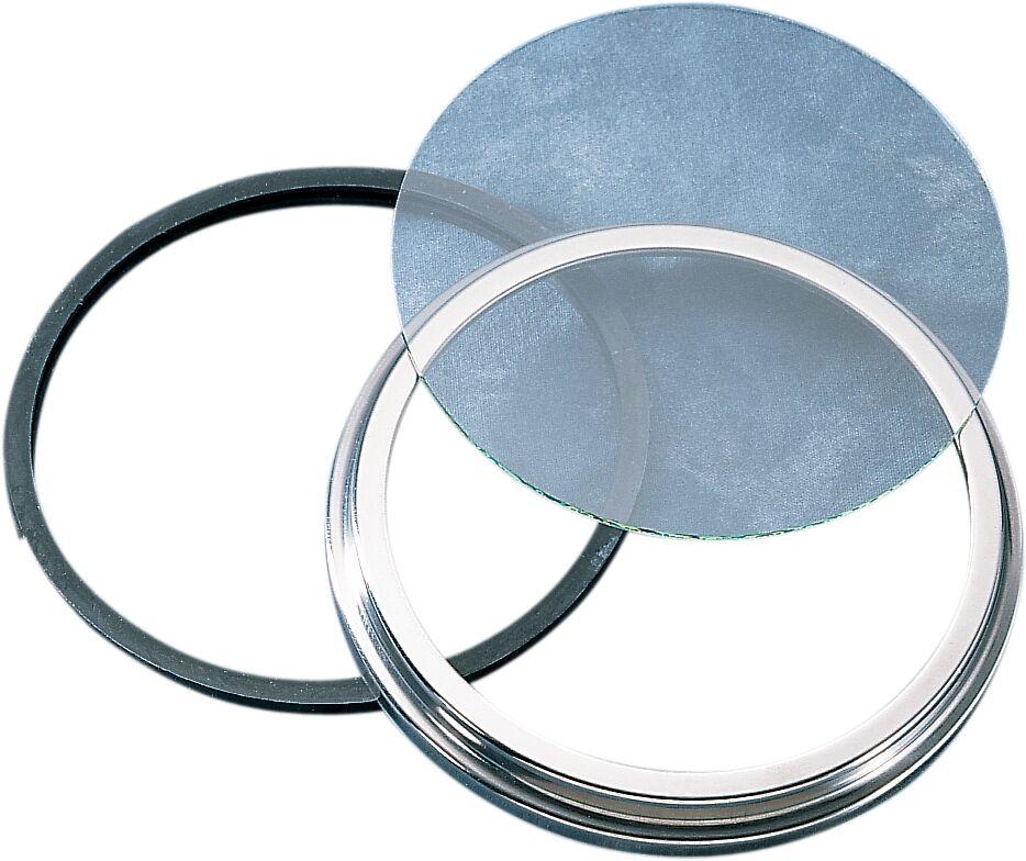 Drag Specialties Speedometer Bezel & Lens Kit For Harley Davidson FLHR 1340 1994-1998
