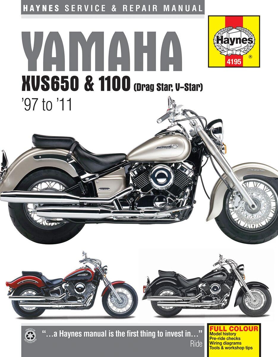 Haynes Repair Manual For Yamaha XVS 1100 1999-2002