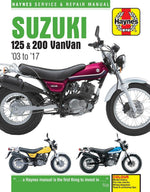 Haynes Service Manual For Suzuki RV 125 2003-2016