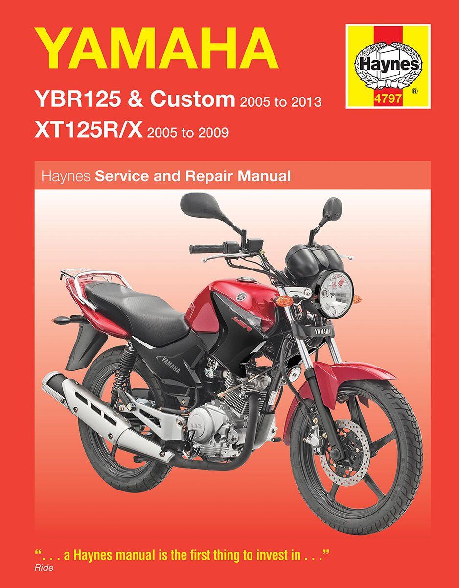 Haynes Service Manual For Yamaha XT 125 R 2005-2009