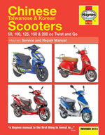 Haynes Service Manual for Scooter For TGB 203 50 2007-2008