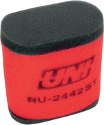 Uni Filter Air Filter For Suzuki ALT 125 1983-1986 - Black/Red