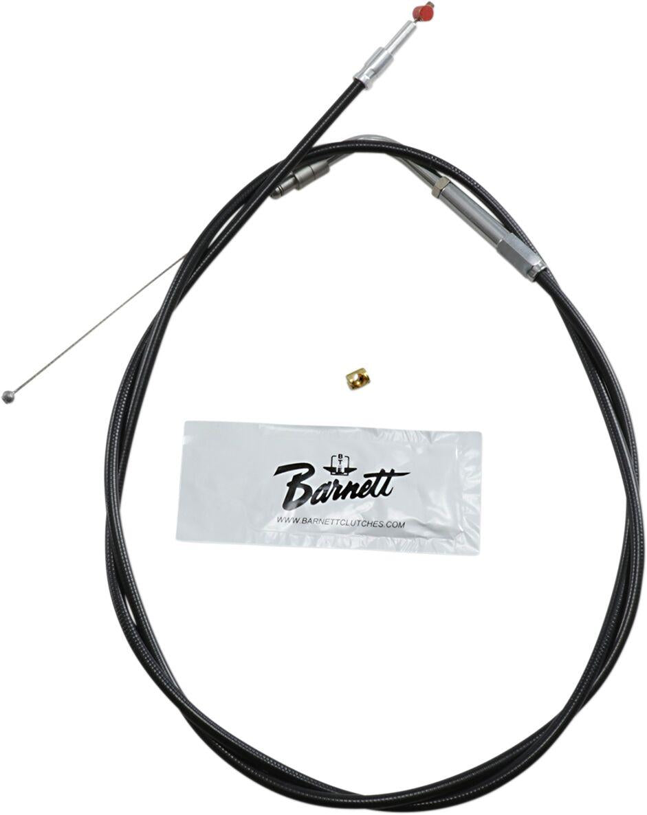 Barnett  Vinyl Throttle Idle Cable For Harley Davidson FLHR 1450 2002-2003 114.5 cm (45") - Black