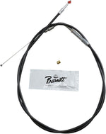 Barnett  Vinyl Throttle Idle Cable For Harley Davidson FLHR 1450 2002-2003 114.5 cm (45") - Black