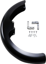 Klock Werks Hugger Front Fender With Mounting Blocks For Harley Davidson FXBB 1750 2018-2020 48.3 cm (19") 339.725 mm (13.375") - Black