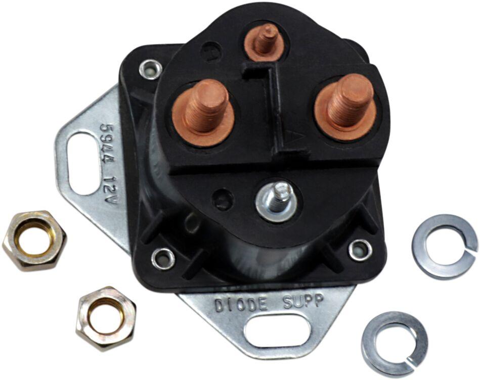 Drag Specialties Starter Relay Switch For Harley Davidson FLH 1200 1980 - Black