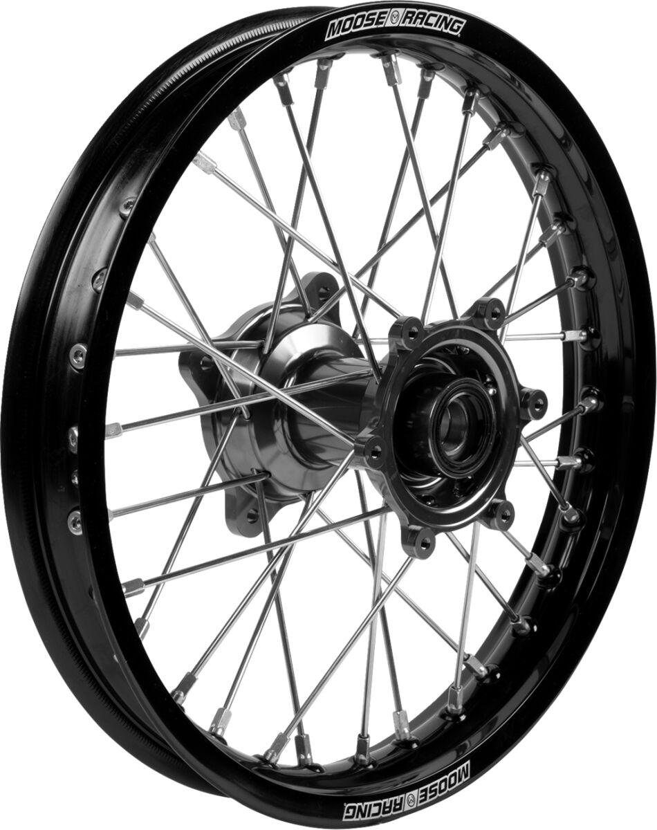 Moose Racing SX-1 Complete Wheel For Gas Gas MC85 2022-2026 14x1.6 Rear - Black/Grey
