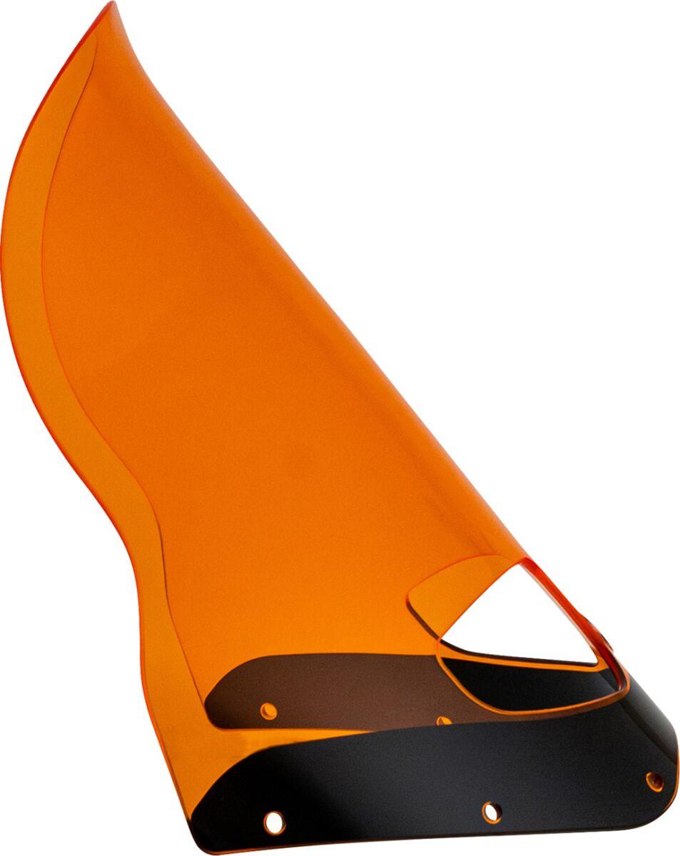 Klock Werks Kolor Flare Windshield For Road Warrior Fairing 38 cm (15") - Orange