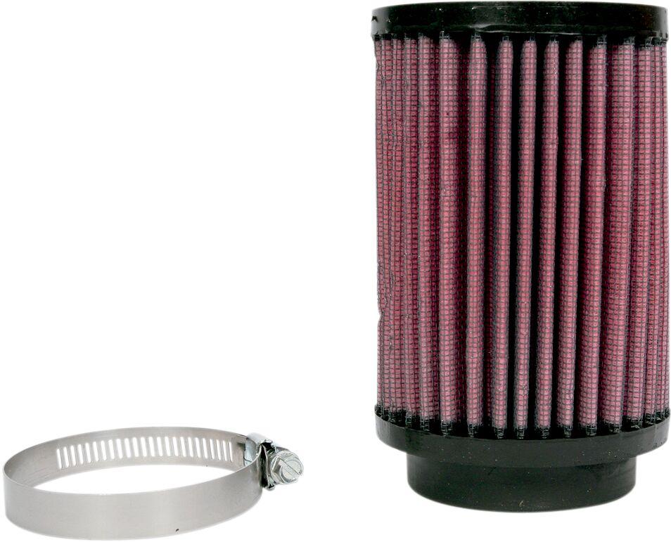 K&N Universal Clamp On Air Filter For Yamaha TDM 850 1997-1998 - Black Red