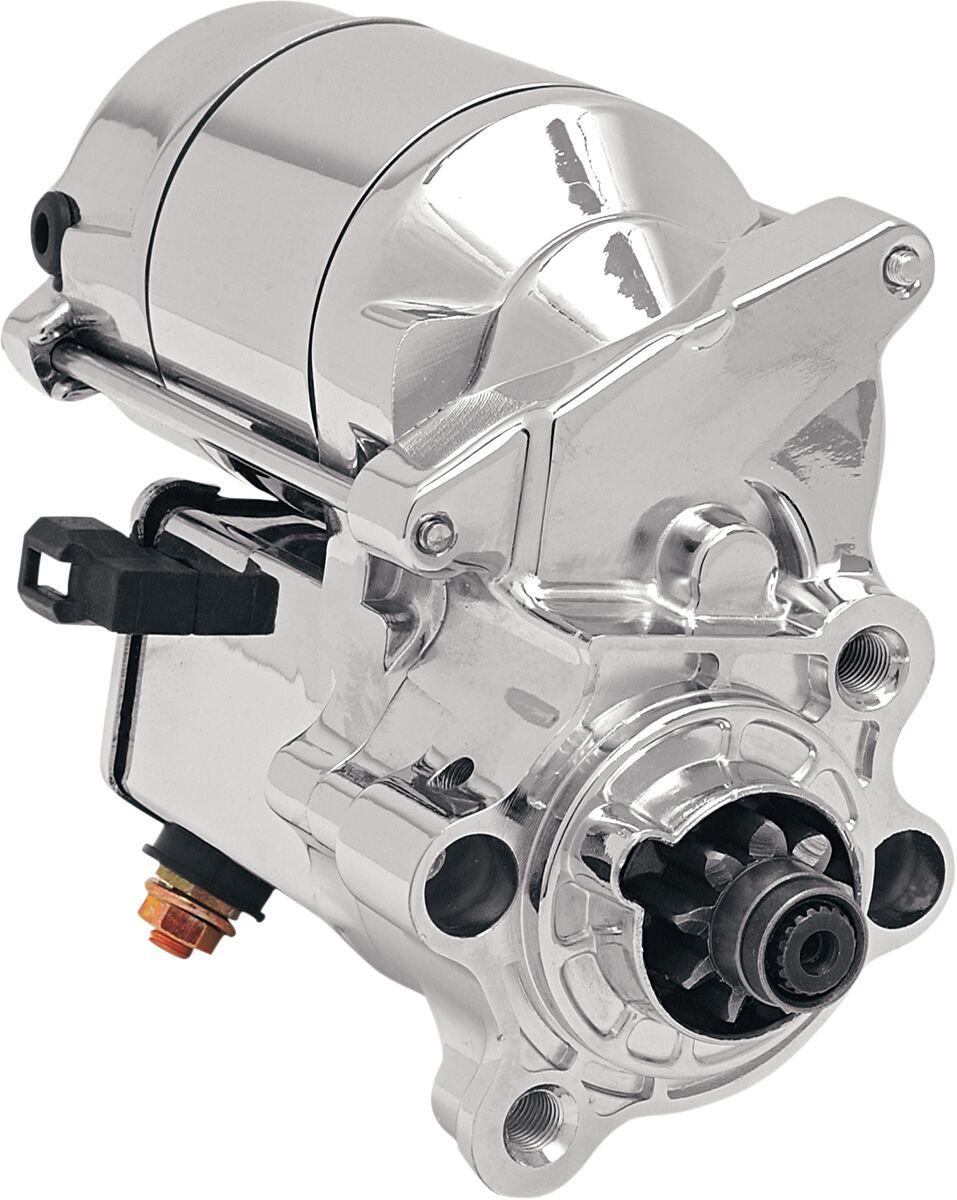 Drag Specialties 1.4 kW High-Performance Starter Motor For Harley Davidson XL 1200 C 1996-2015 - Chrome