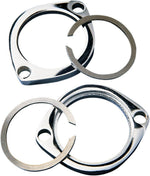 Drag Specialties Exhaust Flange Kit For Harley Davidson FLD 1690 2012-2013 - Chrome