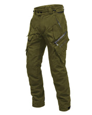 Spada Duel Cargo Men's Motorcycle Trousers - Short Leg - Olive Green