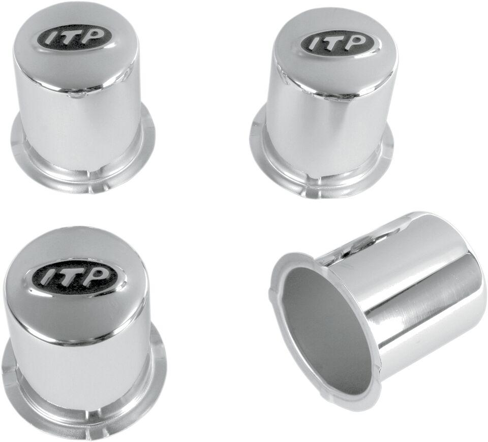 ITP Replacement C-Series Type 6 Wheel Centre Cap For Suzuki LT-A 450 X 4X4 2007-2009 - Chrome/Silver