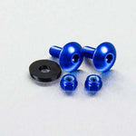 Pro Bolt Aluminium License Plate Bolt Kit For Suzuki AN 650 2006-2009 Rear Blue