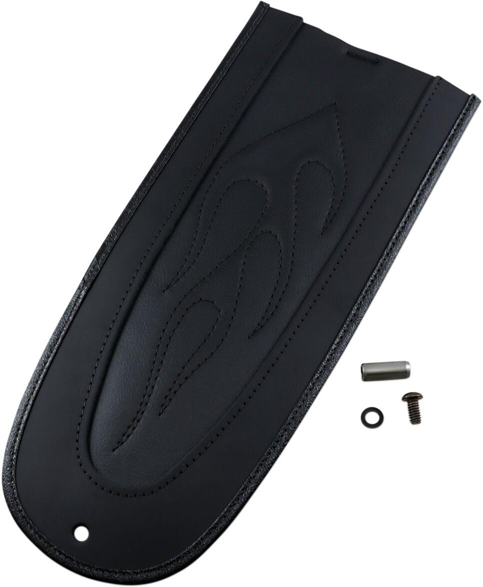 Drag Specialties Fender Skin For Harley Davidson FLST 1450 2006 Rear - Black/Flame