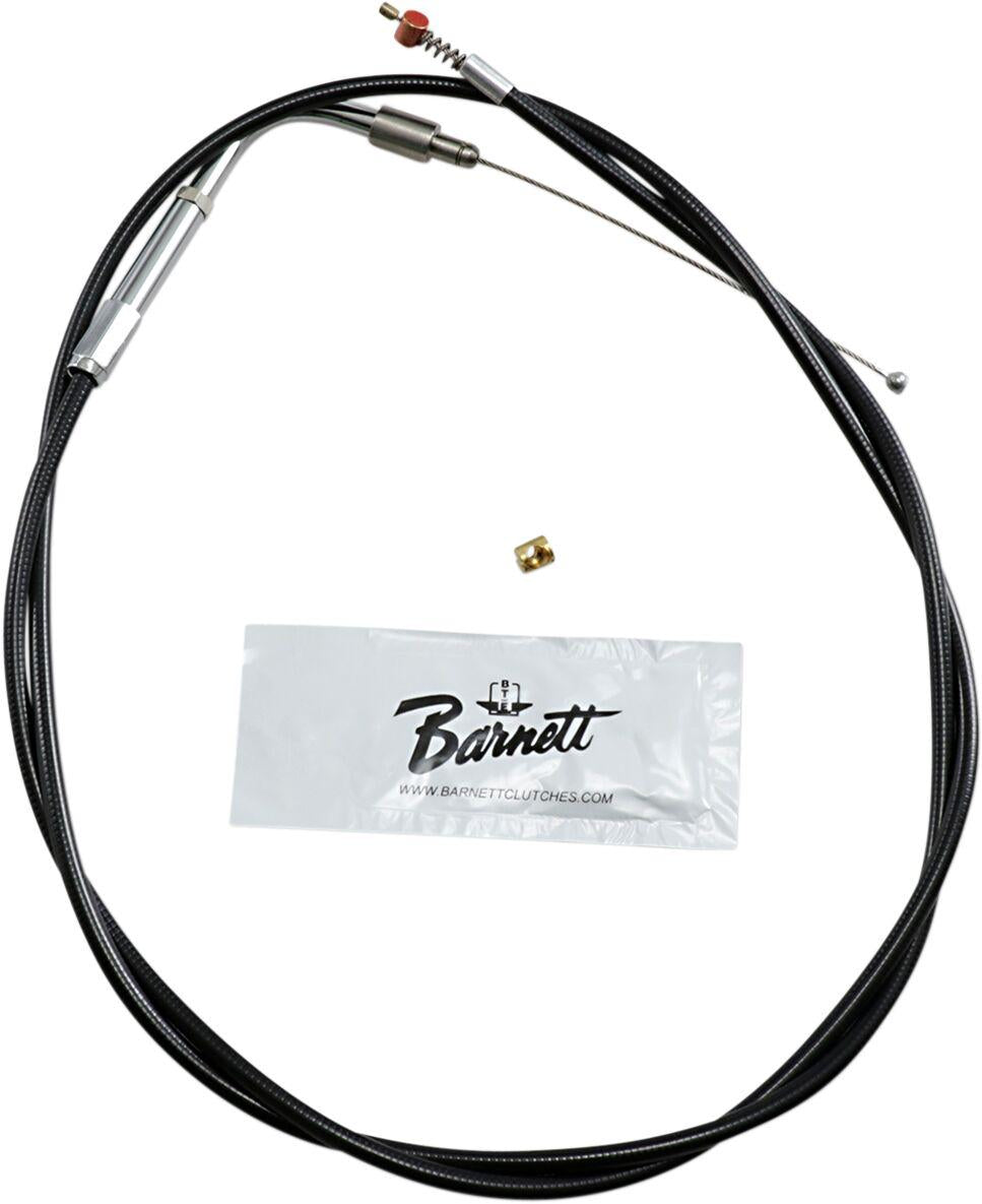 Barnett  Vinyl Throttle Idle Cable For Harley Davidson FLHR 1450 2002-2003 114.5 cm (45") - Black