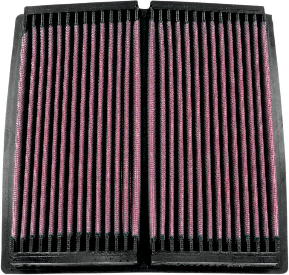 K&N High Flow Air Filter For Ducati Monster 400 2001-2005 - Black Red