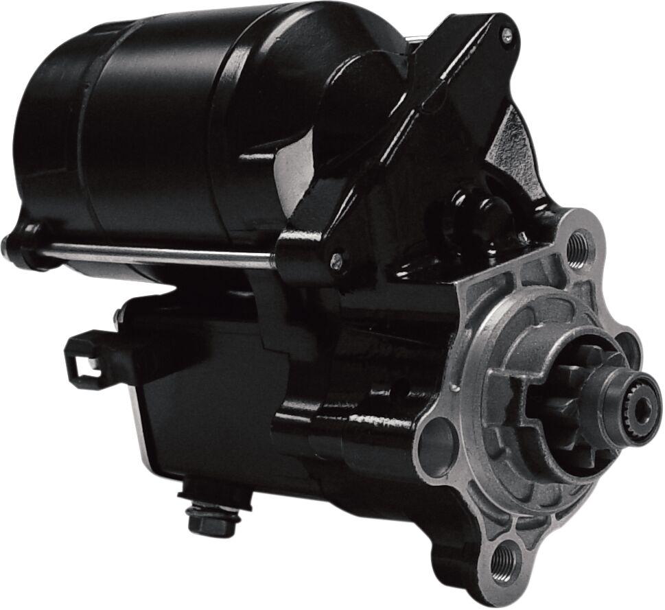 Drag Specialties 1.4 kW High-Performance Starter Motor For Harley Davidson XL 1200 C 1996-2015 - Black