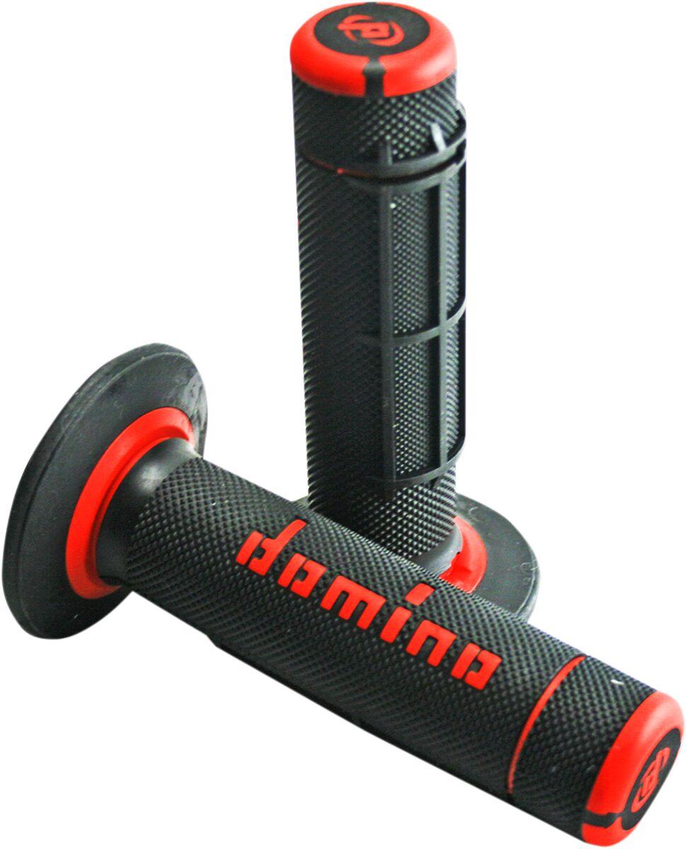 Domino Dually Grips For Husqvarna CR125 2007-2013 - Black/Red