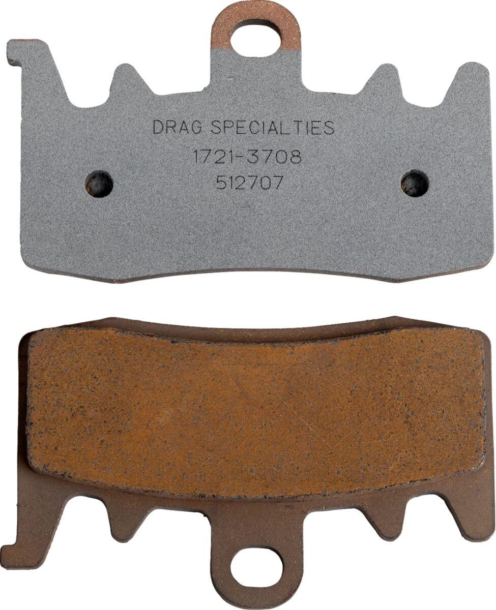 Drag Specialties Premium Sintered Metal Brake Pads For Indian 101 Scout 1250 ABS Front 2025-2026 Front