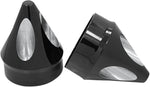 Avon Grips Axle Nut Covers For Harley Davidson FLDE 1750 2018-2019 Front - Black