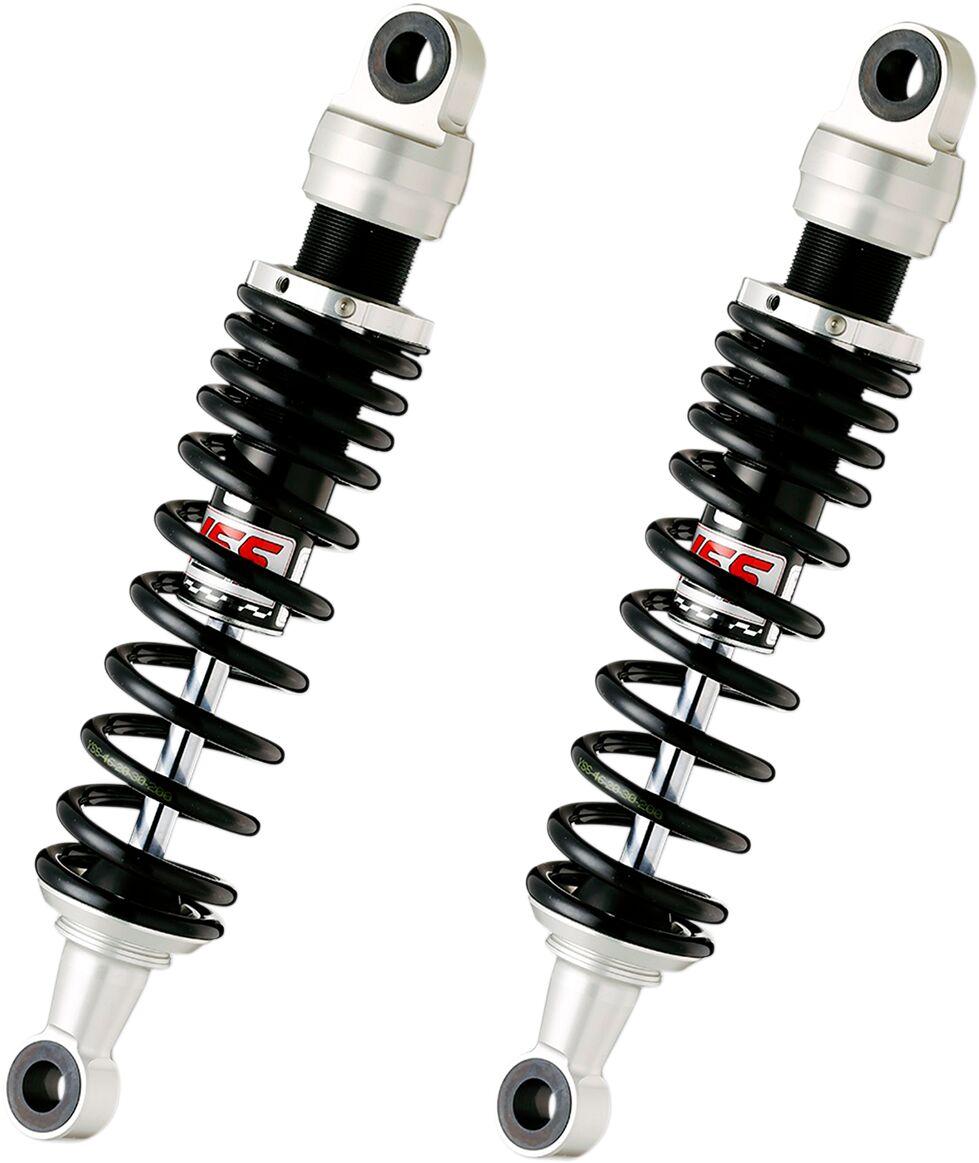 YSS Emulsion Gas Shock For Suzuki LS 650 F 1986-1990 Rear - Black/Silver