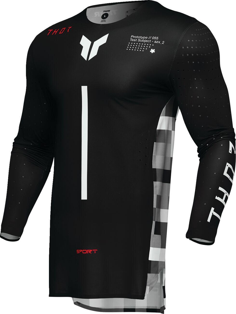 Thor Sportmode Riot Jersey - Black Grey White