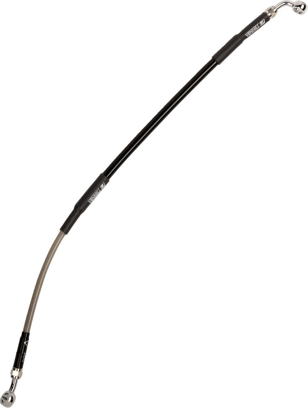 Moose Racing Stainless Steel Braided Brake Hose For Yamaha WRF250 2024 Rear