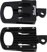 Biltwell Punisher Footpegs For Harley Davidson FLDE 1750 2018-2020 - Black