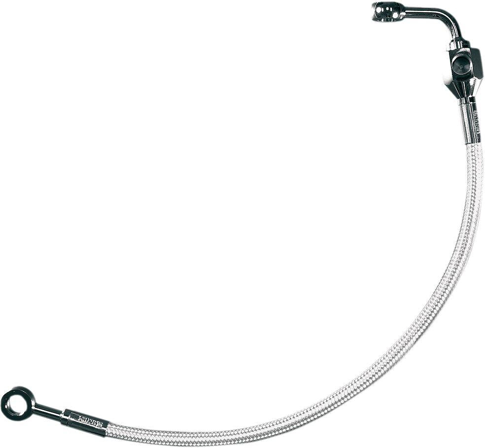 Magnum Shielding Braided Rear Brake Hose Kit For Harley Davidson FLST 1340 1987-1990 Rear - Polished