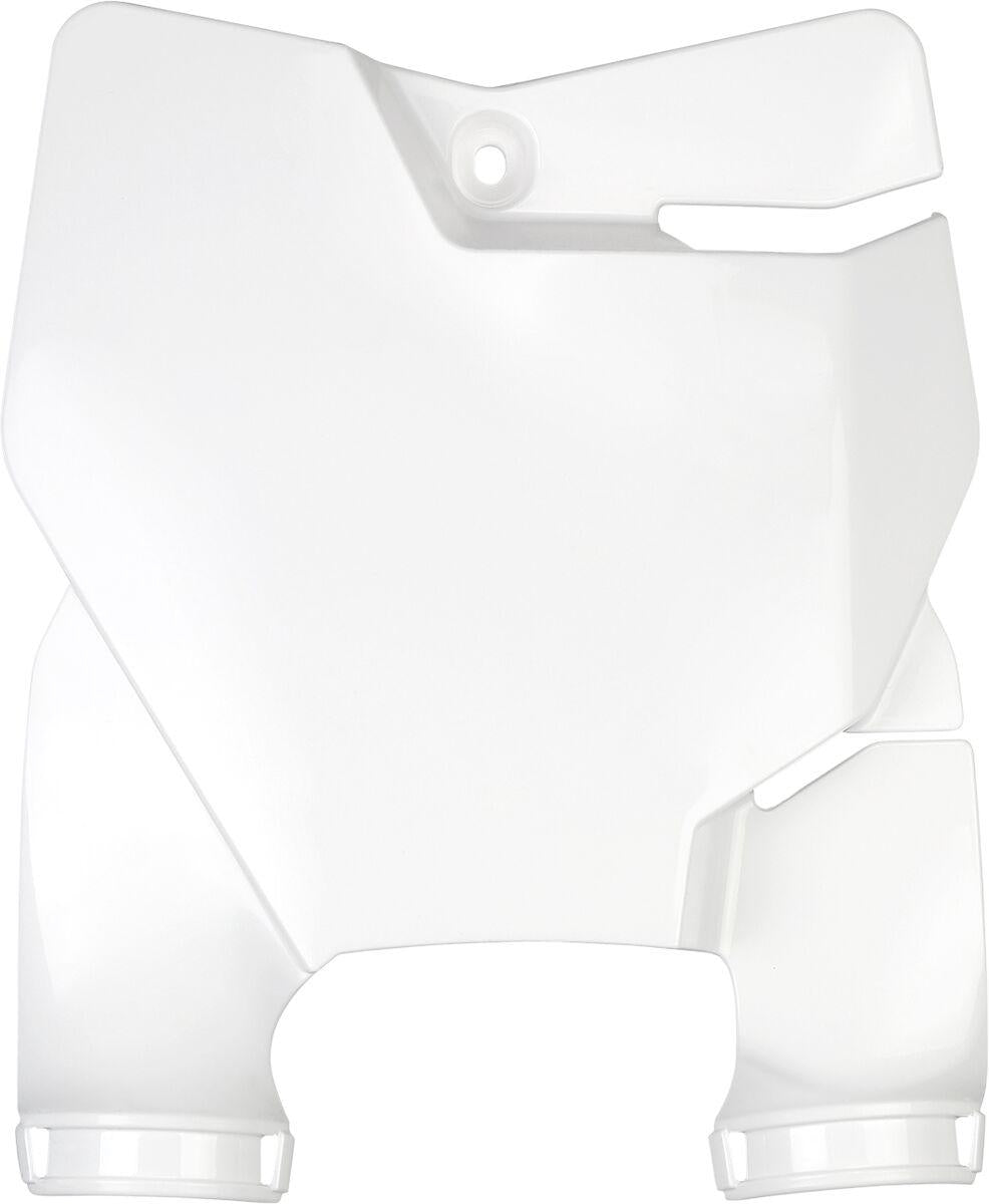 UFO Stadium Front Number Board With Fork Guards For KTM  SX65 2016-2025 - White