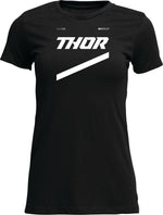 Thor Womens Adult Womens Brave T-Shirt - Black White