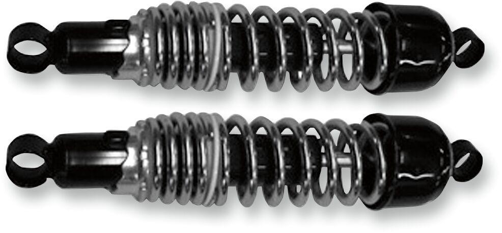Emgo Classic Shocks For Suzuki GN 400 1980 Rear 335.00 mm (13.20") - Black Chrome