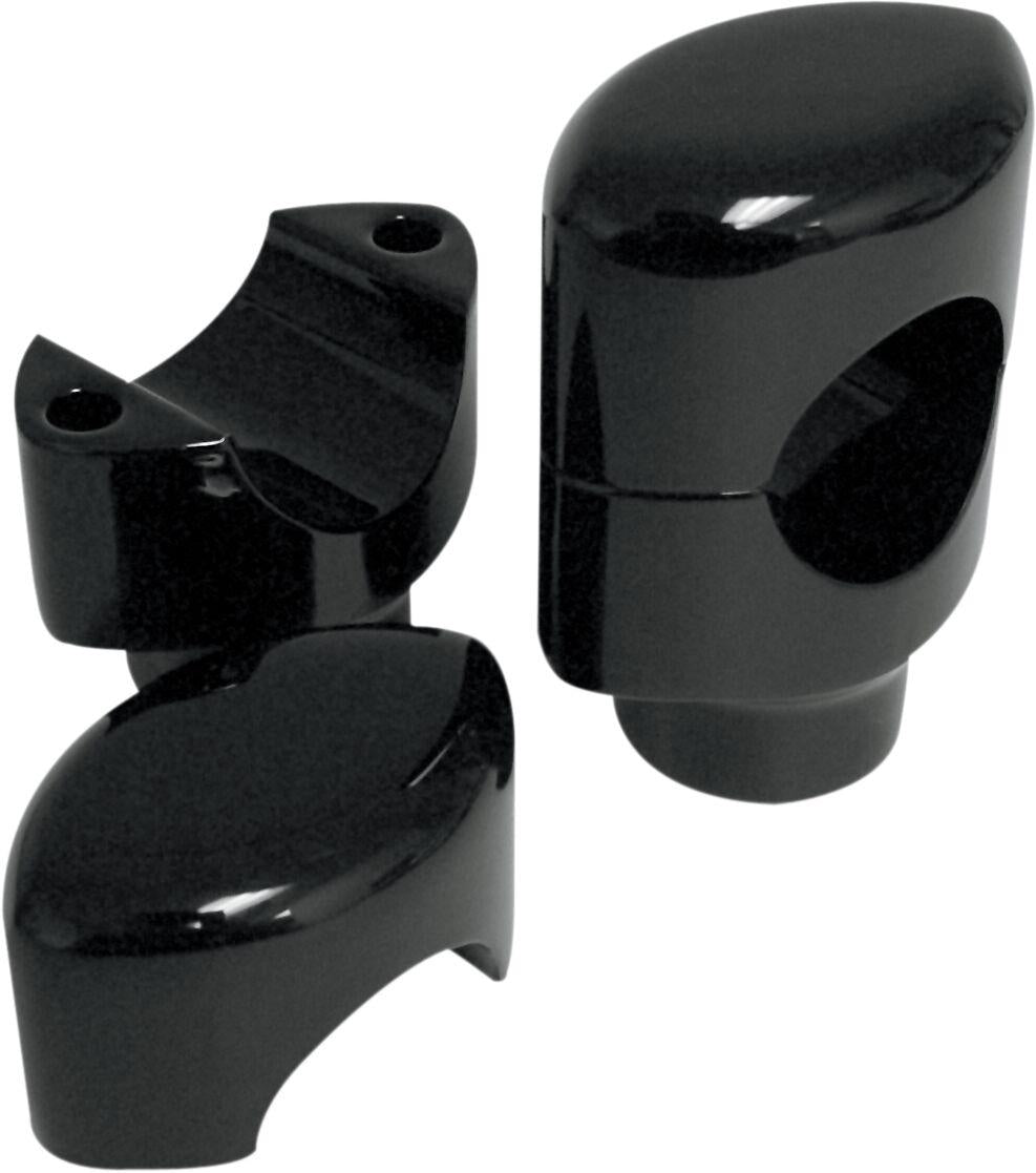 Drag Specialties Big Buffalo Handlebar Riser 38.1 mm Rise - Black